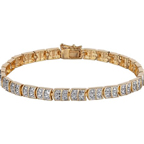 Materials 14K yellow gold, rose gold or white gold plated Cubic Zirconia Stone size 3mm Sizes 6. . Walmart tennis bracelet